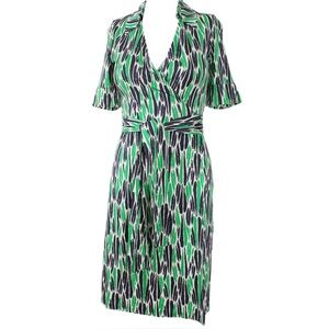 Diane Von Furstenberg Jillia wrap dress, size 12.